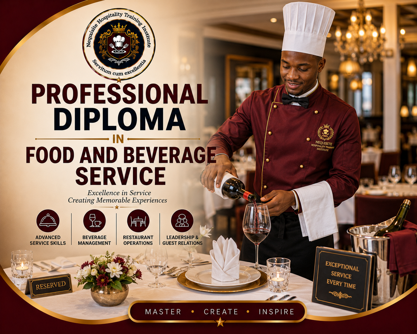 Professional Diploma in Food and Beverage Service